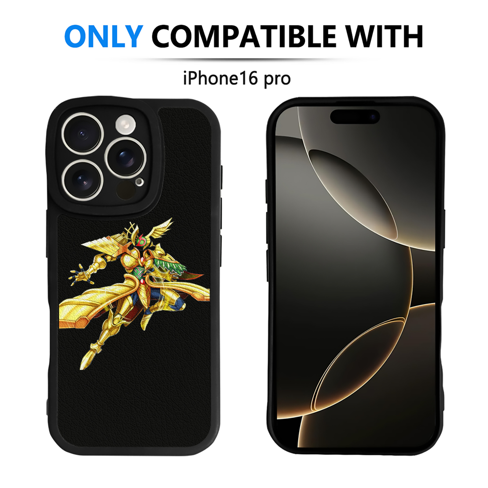 （画像用） 遊☆戯☆王 Yu-Gi-Oh! 【iPhone 16シリーズ対応】シリコンスマホケース（レザー調） 材質：シリコン